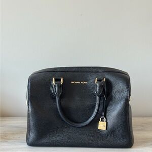 Michael Kors Black Leather Handbag
